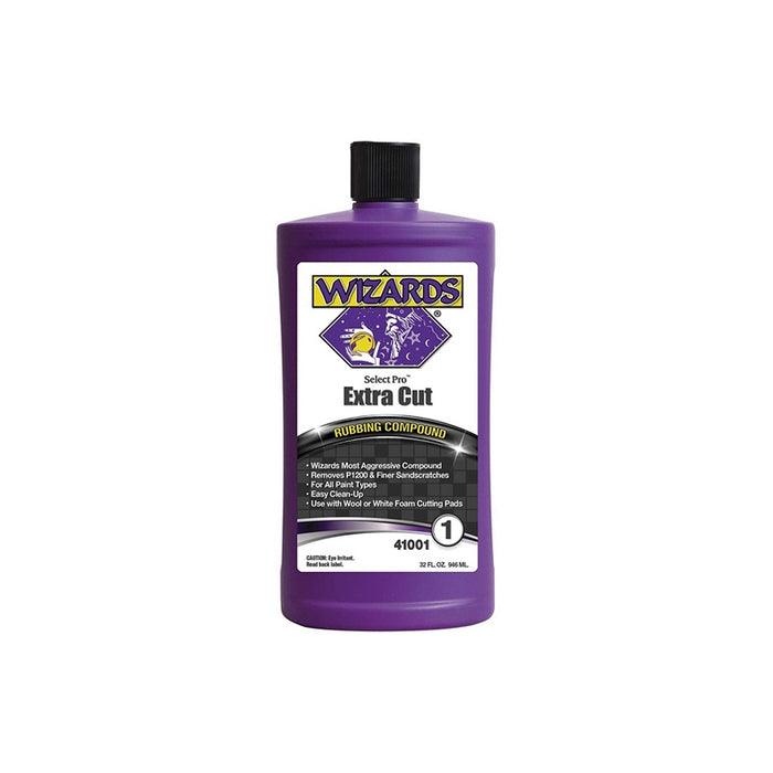 Wizards Products 41001 Select Pro Extra Cut 1 Series Rubbing Compound, 32 oz Bottle