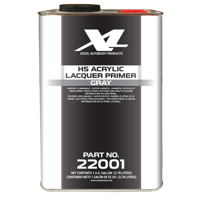 X-L Products High Solids ACRYLIC Lacquer Primer-Gray-GL