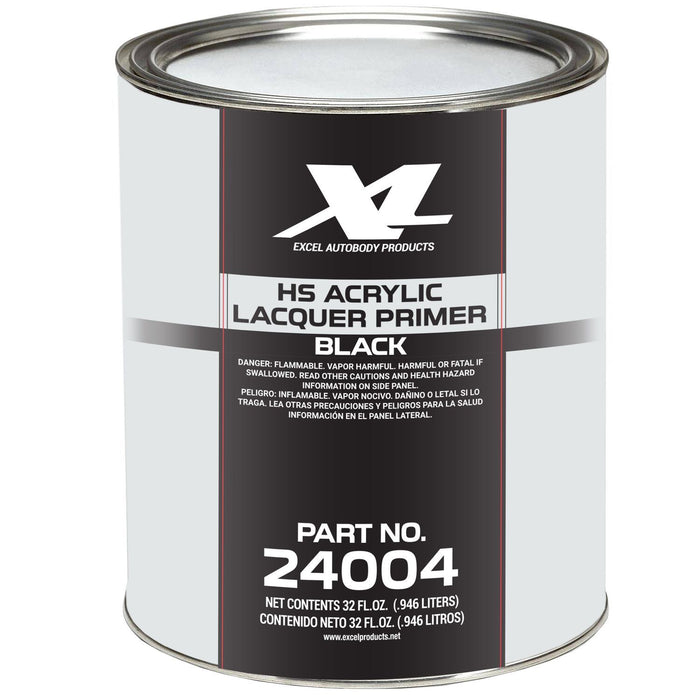 X-L Products High Solids acrylic Lacquer Primer-Black-QT