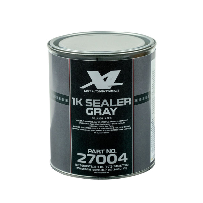 X-L 27004 1K Gray Sealer Quart - low-build primer for quick touch-up