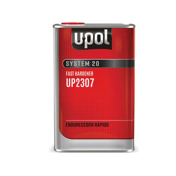 U-POL SYSTEM 20 UP2307 National Rule Fast Hardener, 250 mL Tin, Clear, Liquid, Use With: 2K Primers โ view 2