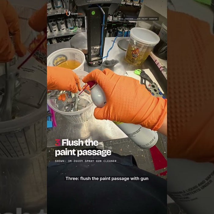 Cleaning a spray gun? 4 rules from the gun makers' manuals #Shorts