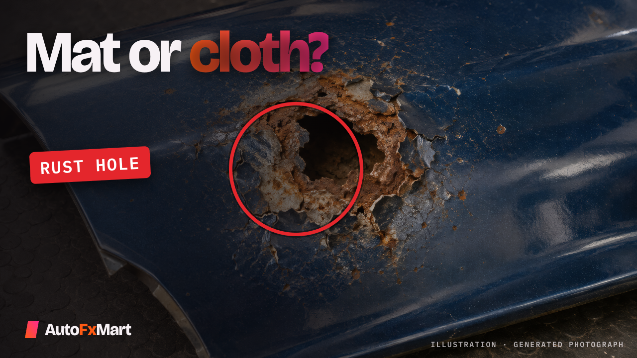 Fiberglass Resin, Mat and Cloth: How to Fix a Rust Hole (By the Sheet)