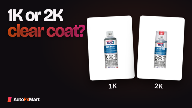 1K vs 2K Clear Coat: Which One for Your Repair (Read the Can)