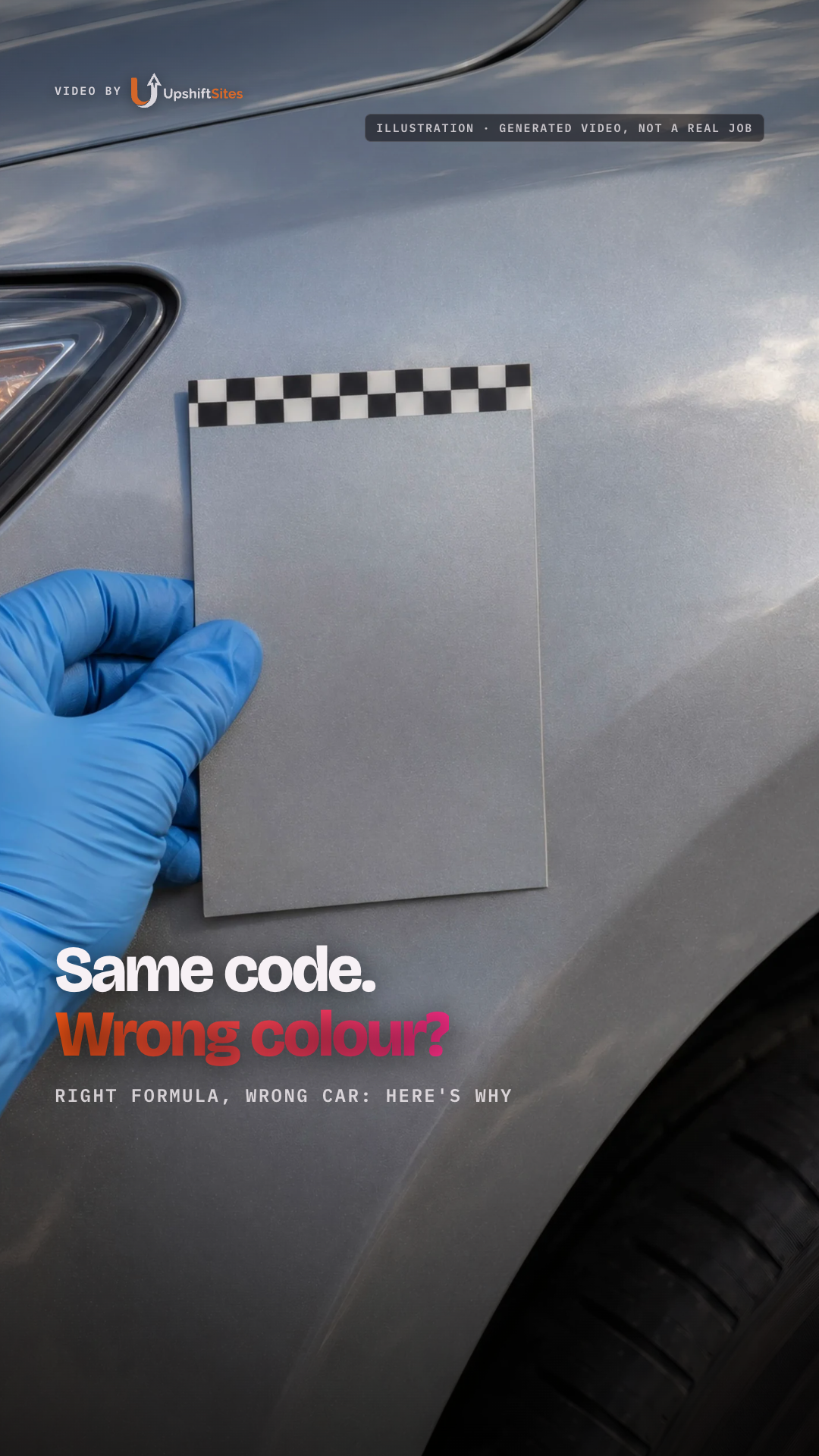 Right paint code, wrong color? It's usually one of these 4 things #Shorts