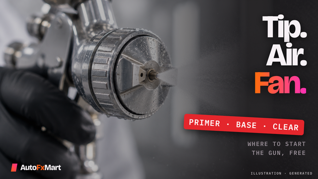 HVLP Spray Gun Settings for Every Coat (Free Setup Advisor)
