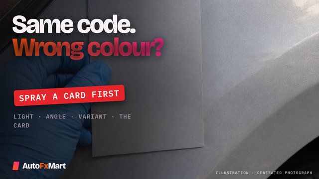 Stop Repainting Twice: The Spray-Out Card Rule Every Painter Should Know