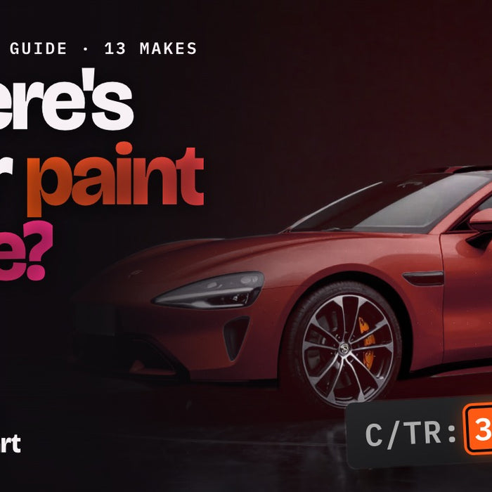 Where's Your Paint Code? Find It on Any Car | Honda, Toyota, Ford, GM + 9 More