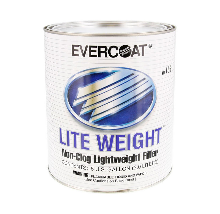 EVERCOAT® LITE WEIGHT® 100156 Professional Lightweight Body Filler, 3 L Can, Gray, Liquid