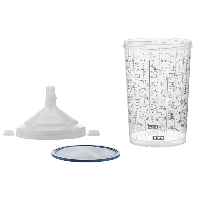 SATA Cup, 0.9L, Std Lid, 125m Flat Sieve, 40 Pk — view 2