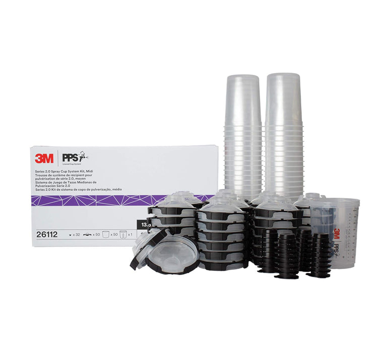 3M™ PPS™ 26112 Spray Cup Liner Kit, 400 mL, Use with Liner (Y/N): Yes