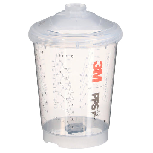 3M Products Series 2.0 Vented Spray Cups Kit 26263, Standard (23.7 Fl Oz, 700 Ml), 200