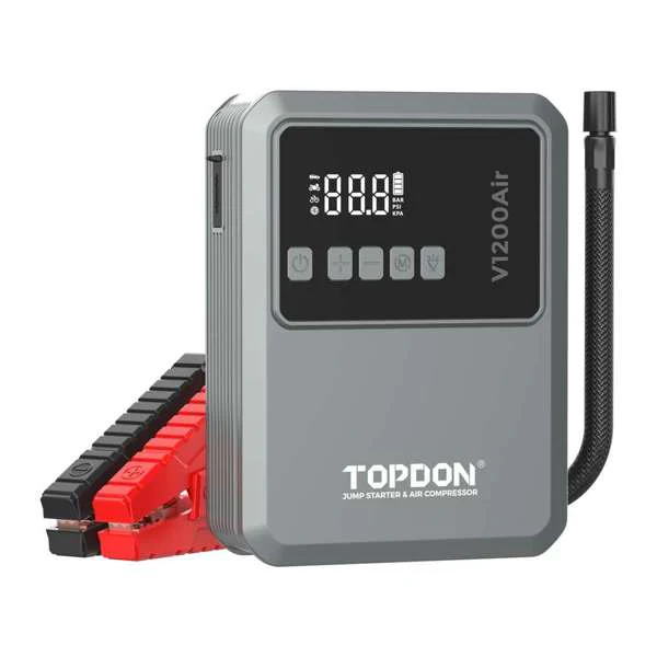 V1200AIR 2-in-1 1200A Jump Starter and Smart Tire Inflator - Multi-Mode Protection, Power