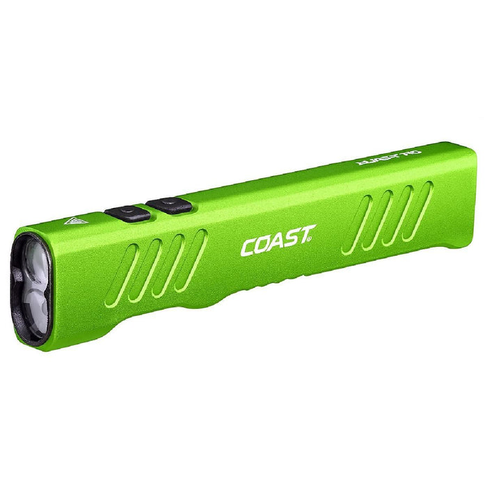 Coast Products Slayer Pro 1150 Lumen Rechargeable Flashlight with Beamsaver Memory Mode - Green