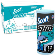 Kimberly-Clark Scott 32896 Shop Towel, 11 x 8.67 in, 90, Hydroknit, Blue, 1 Plys — view 2