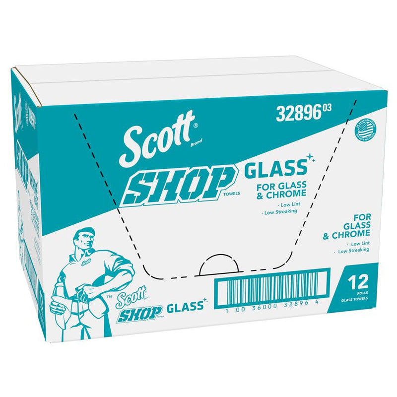 Kimberly-Clark Scott 32896 Shop Towel, 11 x 8.67 in, 90, Hydroknit, Blue, 1 Plys — view 5