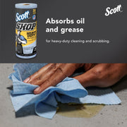 Kimberly-Clark Scott; 32992 Heavy Duty Shop Towel, 11 x 10.64 in, 60, Hydroknit, Blue, 1 Plys — view 10