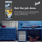 Kimberly-Clark Scott; 32992 Heavy Duty Shop Towel, 11 x 10.64 in, 60, Hydroknit, Blue, 1 Plys — view 9