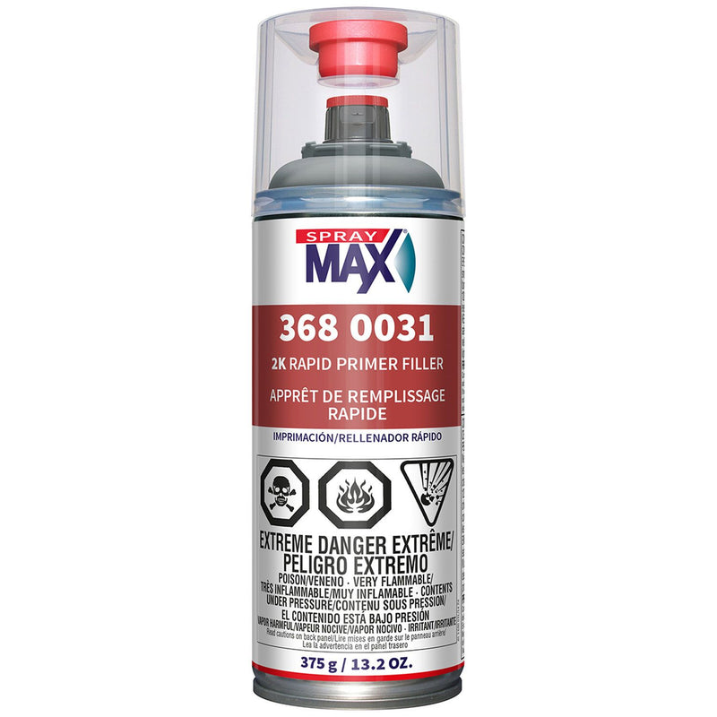 SprayMax, Peter Kwasny, Inc 2 Part Rapid Primer Filler(Non Isocyanat — 13.2, Gray