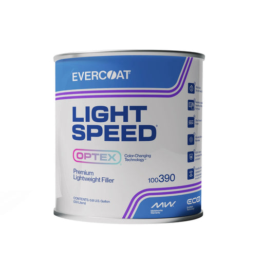 Evercoat Light Speed Optex 100390 Premium Body Filler, 1 gal, Pink, Paste