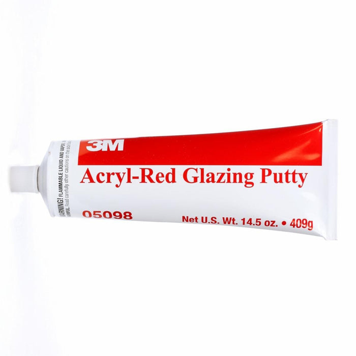 3M™ 05098 Glazing Putty, 14.5 oz Aluminum Tube, Paste