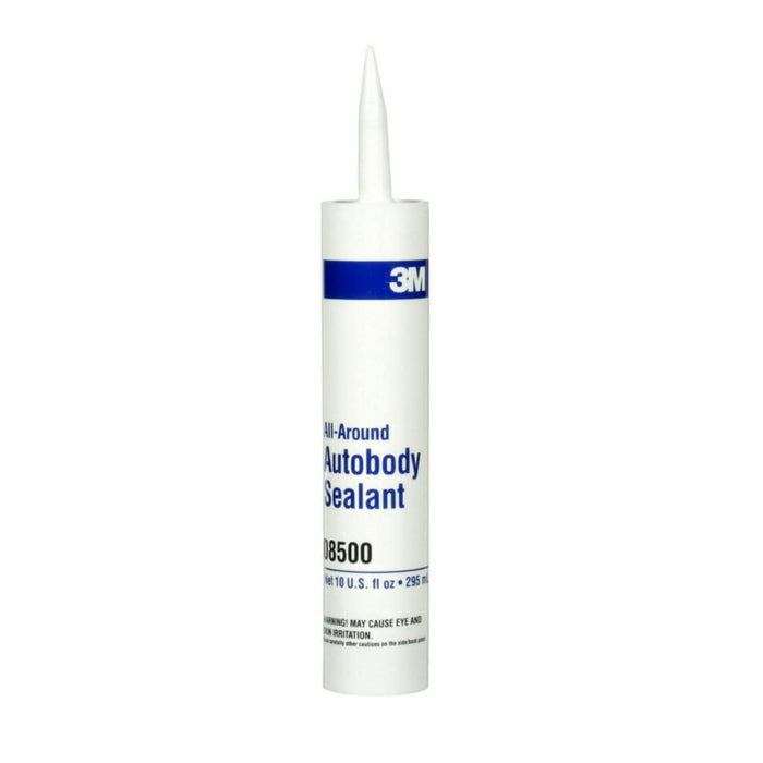 3M™ 08500 All-Around Auto Body Sealant, 378 mL Cartridge, Viscous Liquid, White, 1.6, 5 min Application