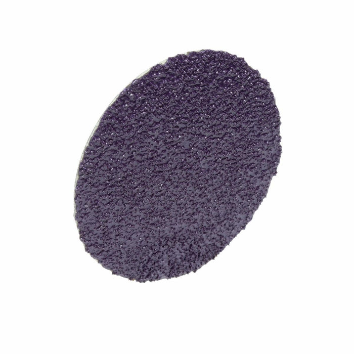 Cubitron™ II 33379 786C Series Fiber Disc, 2 in Dia, 60+ Grit, 25000 rpm, Purple