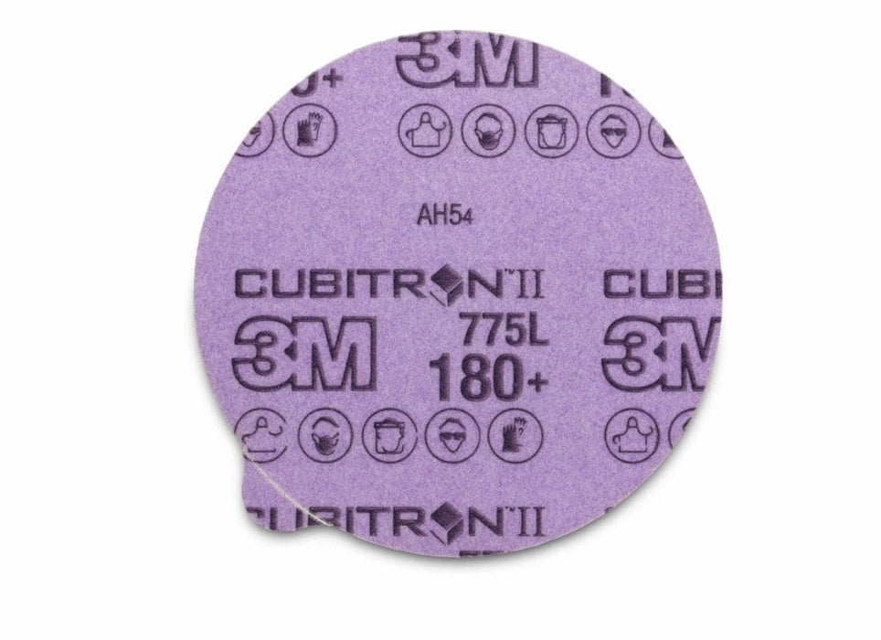 Cubitron™ II 87052 775L Series Disc, 6 in Dia, 180 Grit, Precision Shaped Ceramic Abrasive