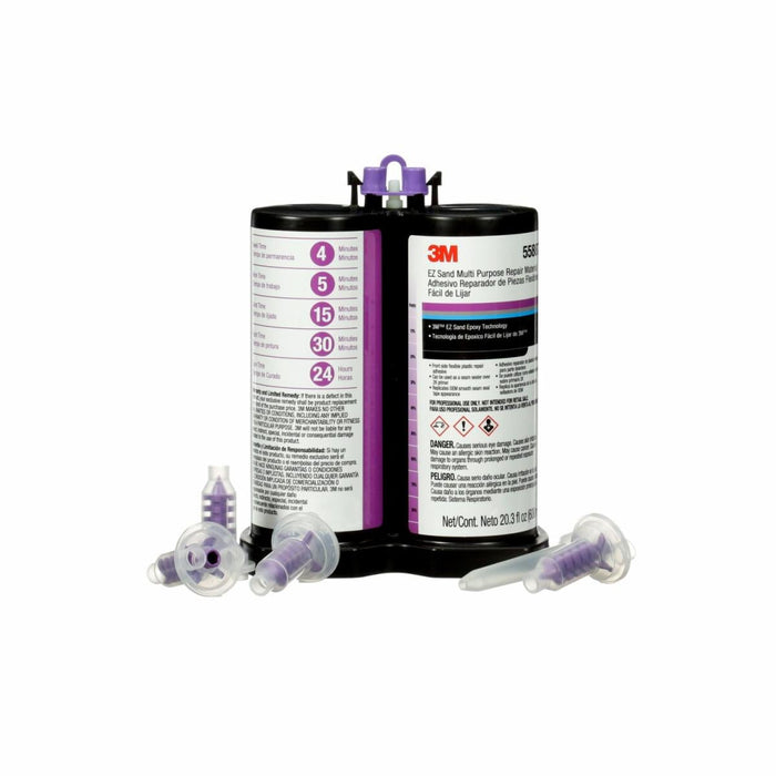 3M™ Automix™ 55887 Multi-Purpose Repair Material, 600 mL Cartridge, Paste, White/Gray, 1.078 to 1.09