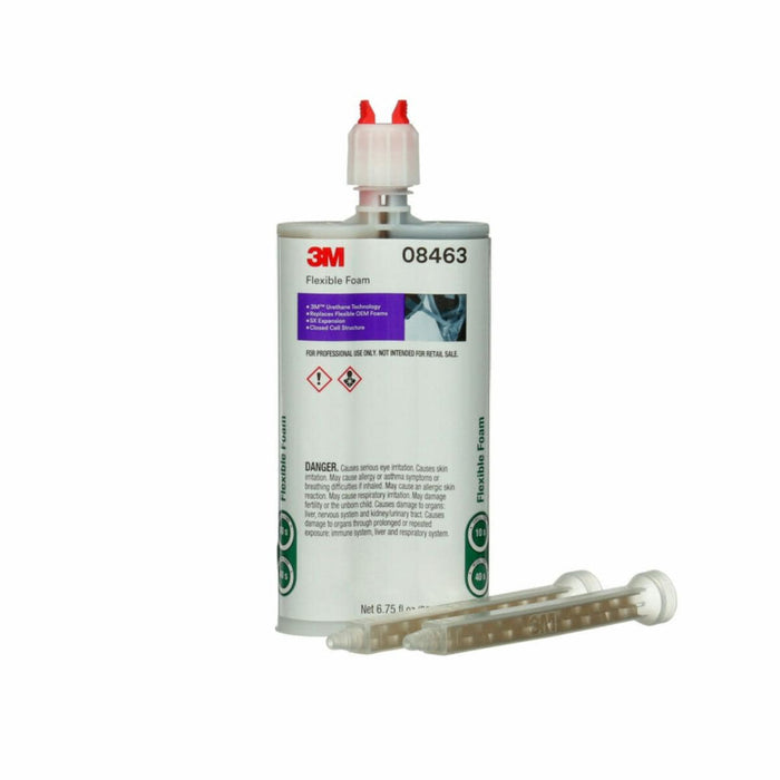 3M™ Automix™ 08463 Flexible Foam, 200 mL Cartridge, Liquid, Black, 1 hr Application, 1 hr Curing