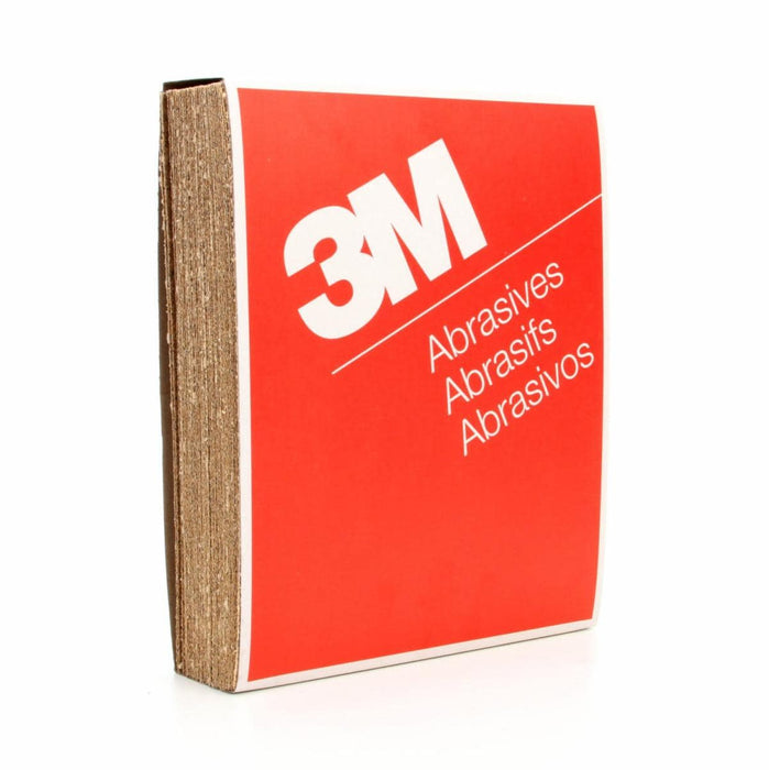 3M™ 02118 346U Series Paper Sheet, 9 in W x 11 in L, 40 Grit, Aluminum Oxide Abrasive, Gold, Dry