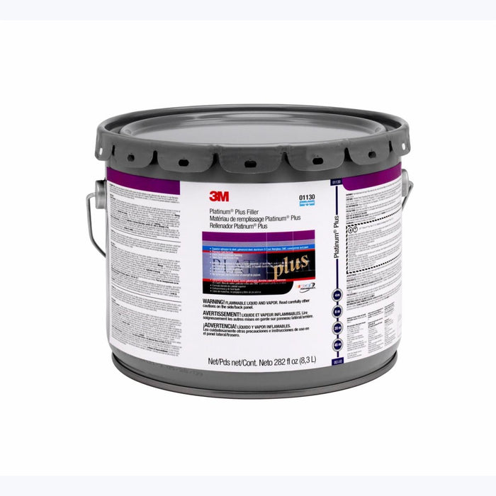 3M™ Platinum™ Plus 01130 Premium Body Filler, 3 gal Pail, Gold, Paste