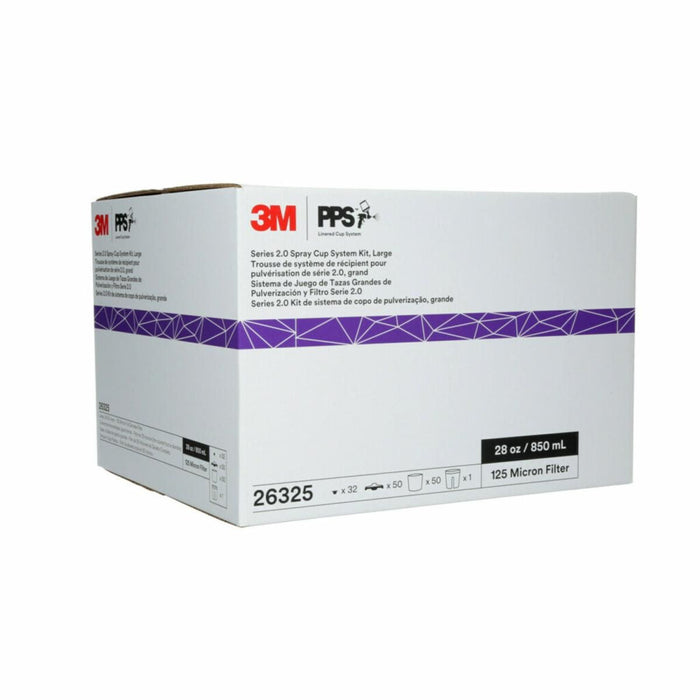 3M™ PPS™ 26325 Large Spray Cup Liner Kit, 850 mL, Use with Liner (Y/N): Yes