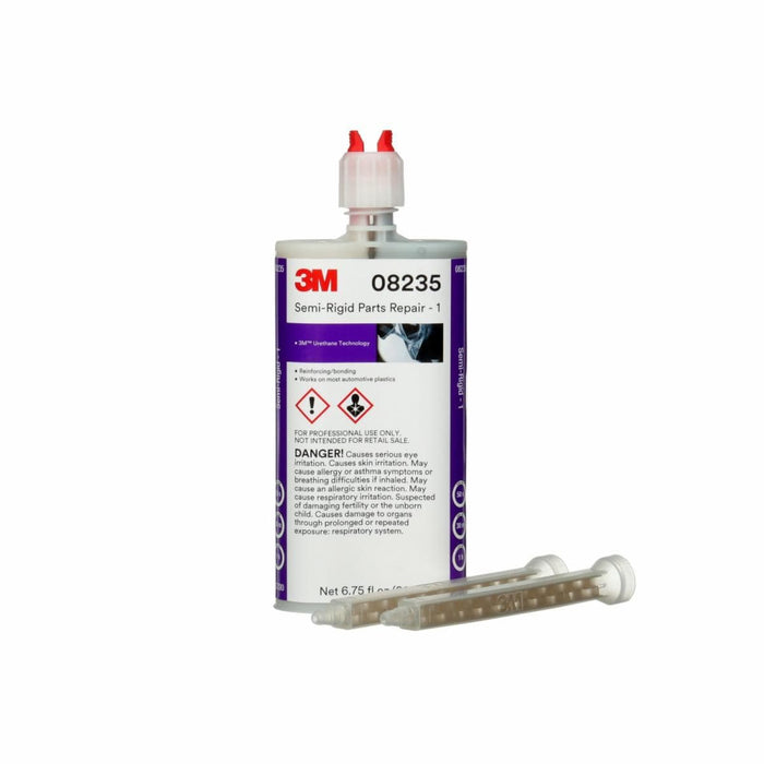 3M™ Automix™ 08235 Semi-Rigid Parts Repair, 200 mL Cartridge, Liquid, Black, 1 to 1.2, 1 to 4 hr Curing