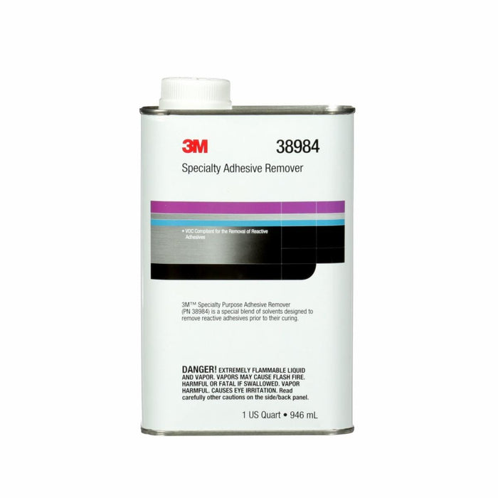 3M™ 38984 Specialty Adhesive Remover, 1 qt Can, Liquid, Transparent