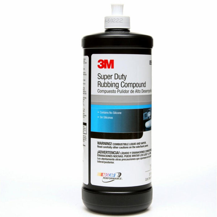 3M™ 05954 Super Duty Rubbing Compound, 1 qt Bottle, Brown, Liquid, Super Duty, Compound