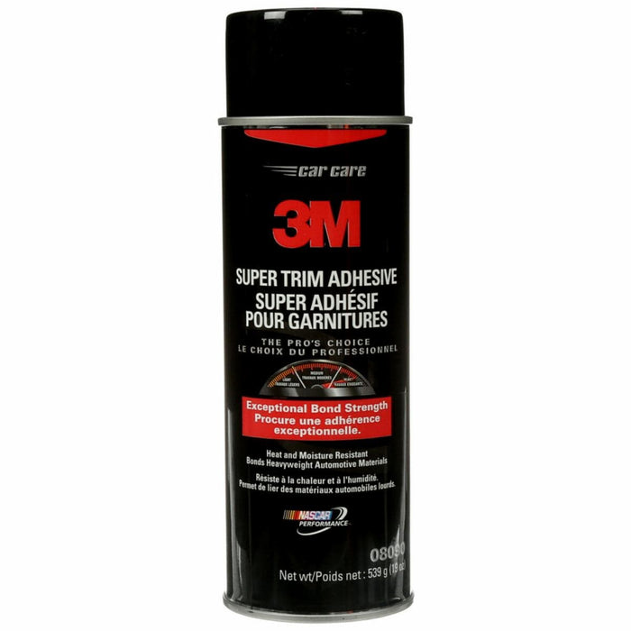 3M™ 39187 General Trim Adhesive, 19 oz Aerosol Can, Aerosol, Clear/Amber