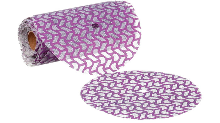 3M Products Cubitron II 31650 Disc, 6 in Dia, 80+ Grit, Ceramic Abrasive, Purple, Hook and Loop Atta