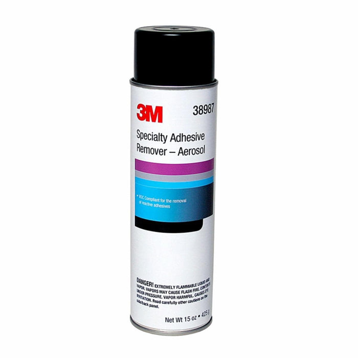 3M™ 38987 Specialty Adhesive Remover, 15 oz Aerosol Can, Liquid, Transparent