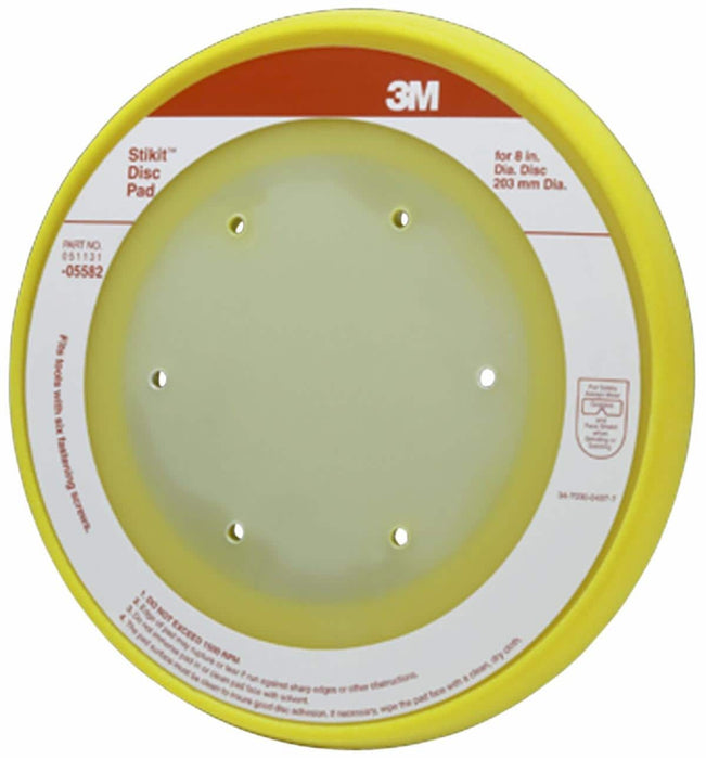 3M™ 5582 Dust Free Disc Pad, 8 in Dia, PSA Attachment