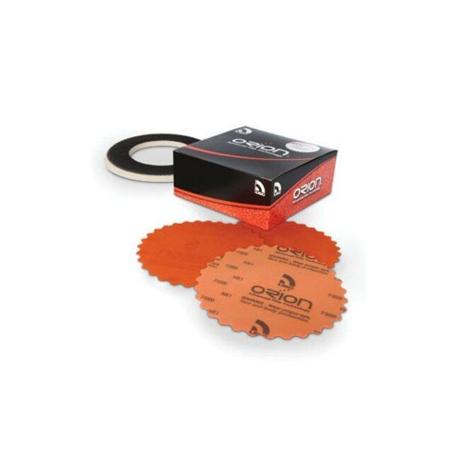 US Chemical & Plastics 14004 Interface Pad, 6 in Dia, Hook and Loop Attachment