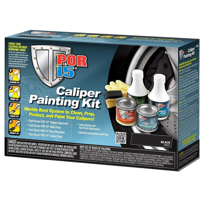 POR-15 42639 Caliper Painting Kit, Gloss, Black