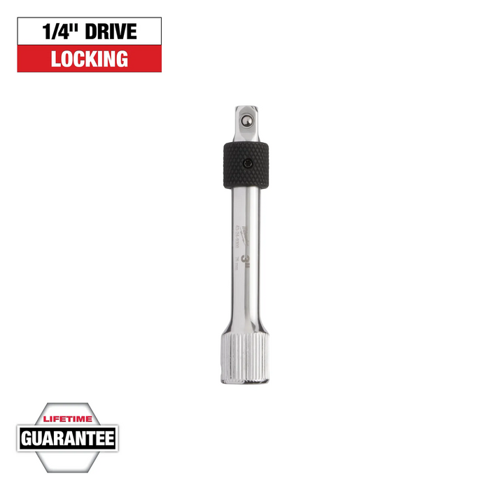 Milwaukee Tools 1/4 Inch Drive 6 Inch Locking Extension