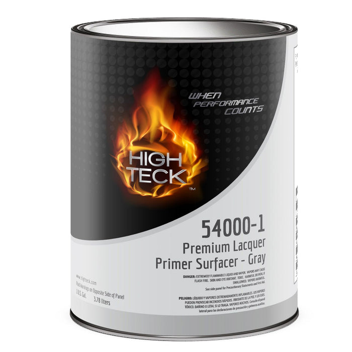 High Teck Products High Teck 54000-1 Premium Lacquer Primer Surfacer Gray