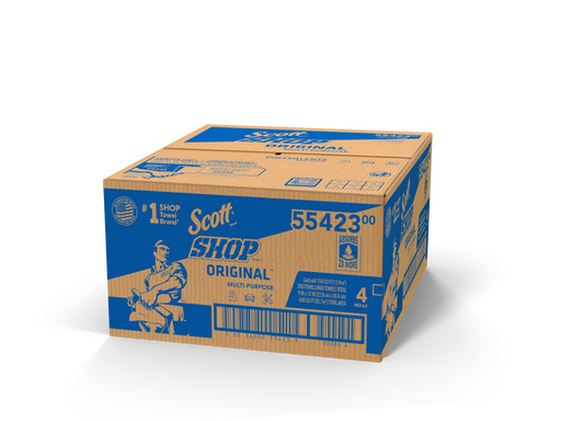 Kimberly-Clark Center Pull Towels, Blue, 4 Rolls/Case, 200 Towels/Roll, 800 Towels/Case