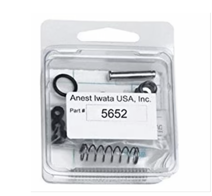 ANEST IWATA 5652 Rebuild Service Kit, Use With: LS-400, WS400-HD SuperNova Evotech Gravity Spray Gun