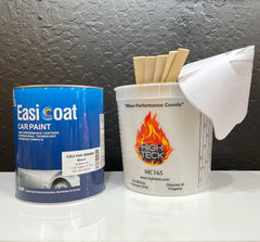 EasiCoat wa8555 GM Black Basecoat 1 Gallon Kit with Mixing Cup, Strainer and Paint