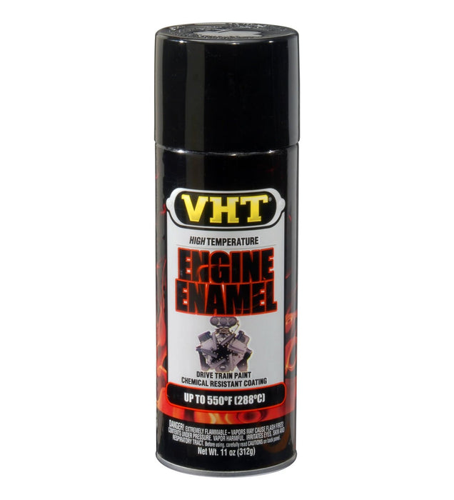 VHT® SP124 High Temperature Engine Enamel Spray Paint, 11 oz Aerosol Can, Gloss Black