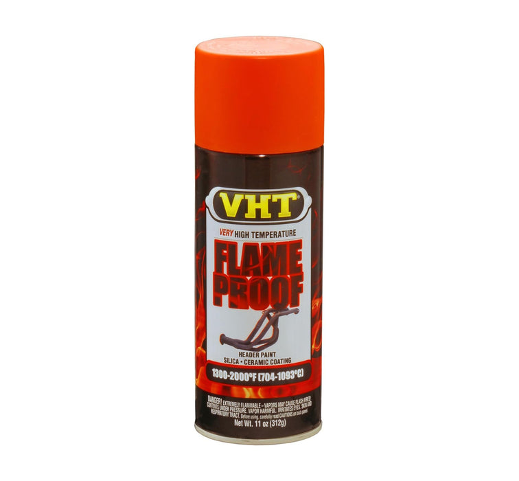 VHT® FlameProof™ SP114 Very High Temperature Spray Paint, 11 oz Aerosol Can, Flat Orange