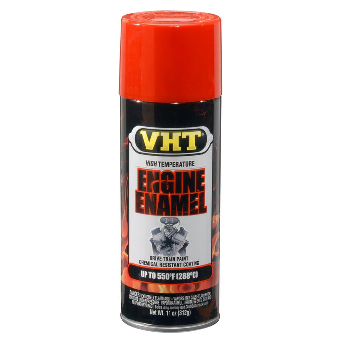 VHT® SP123 High Temperature Engine Enamel Spray Paint, 11 oz Aerosol Can, Gloss Chevy Orange